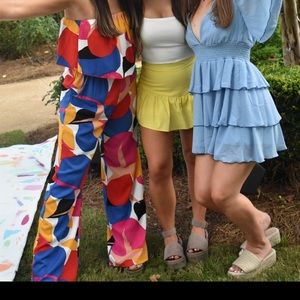 Floral fabrik jumpsuit!